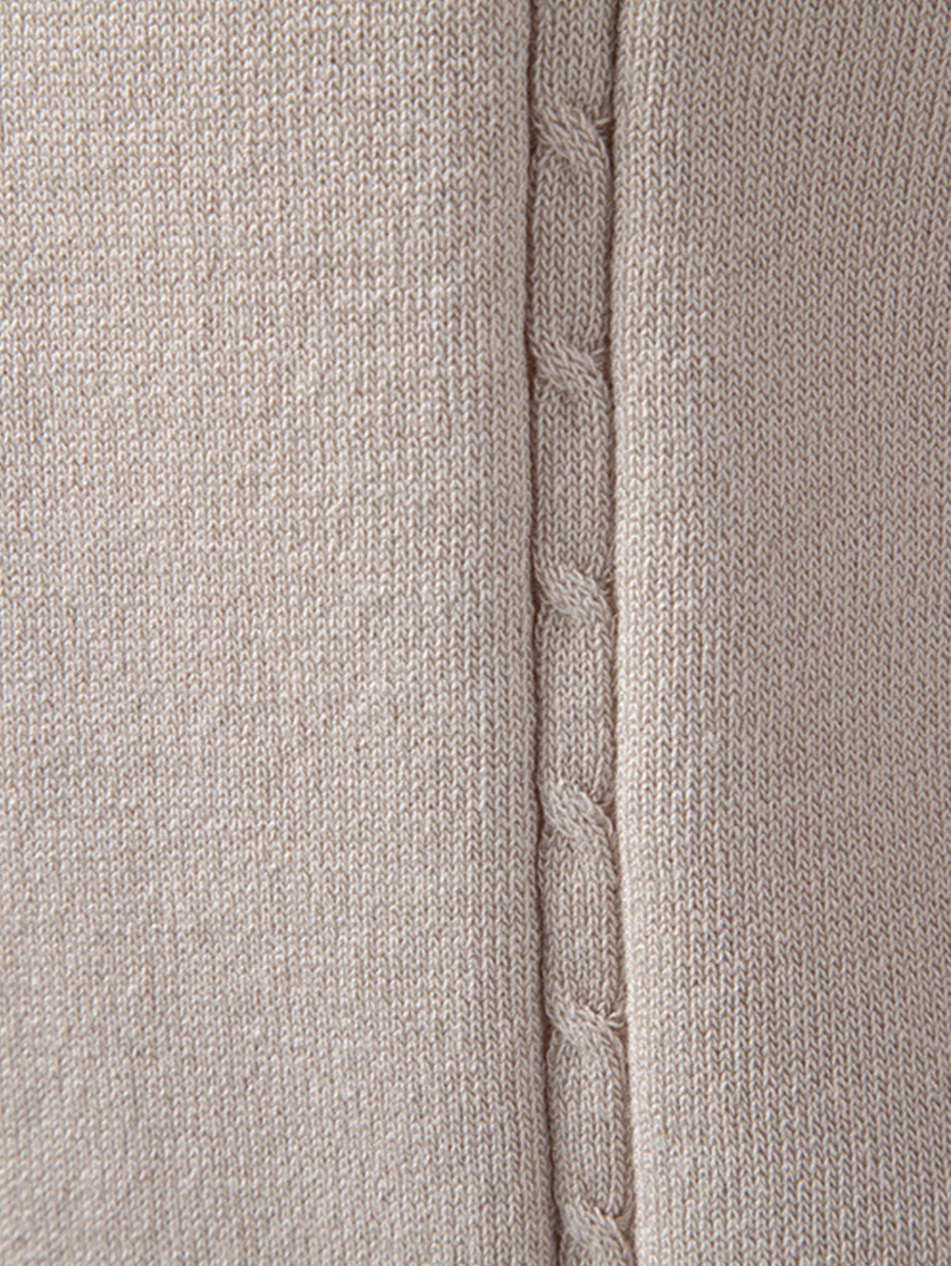 Twist Knit Polo & Elastic Waist Straight Leg Trousers