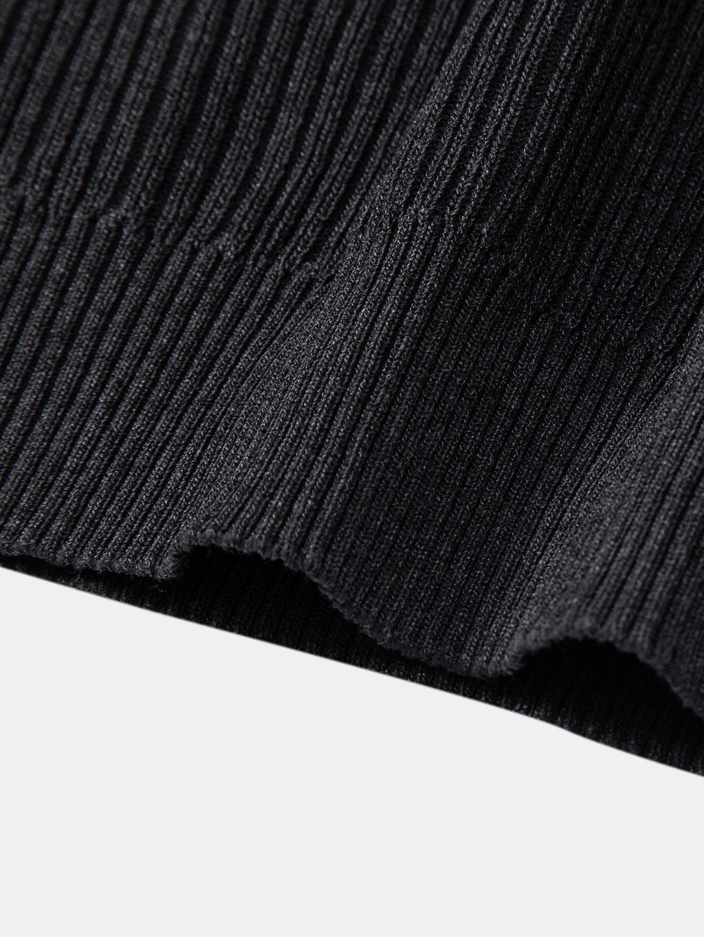 Striped Gradient Knitted Polo Shirt & Slim Fit Tapered Trousers