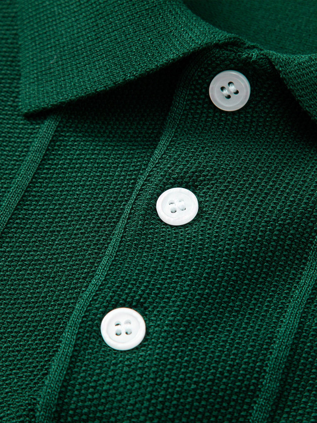 Stripe Jacquard Knit Polo Shirt & Slim Fit Tapered Trousers