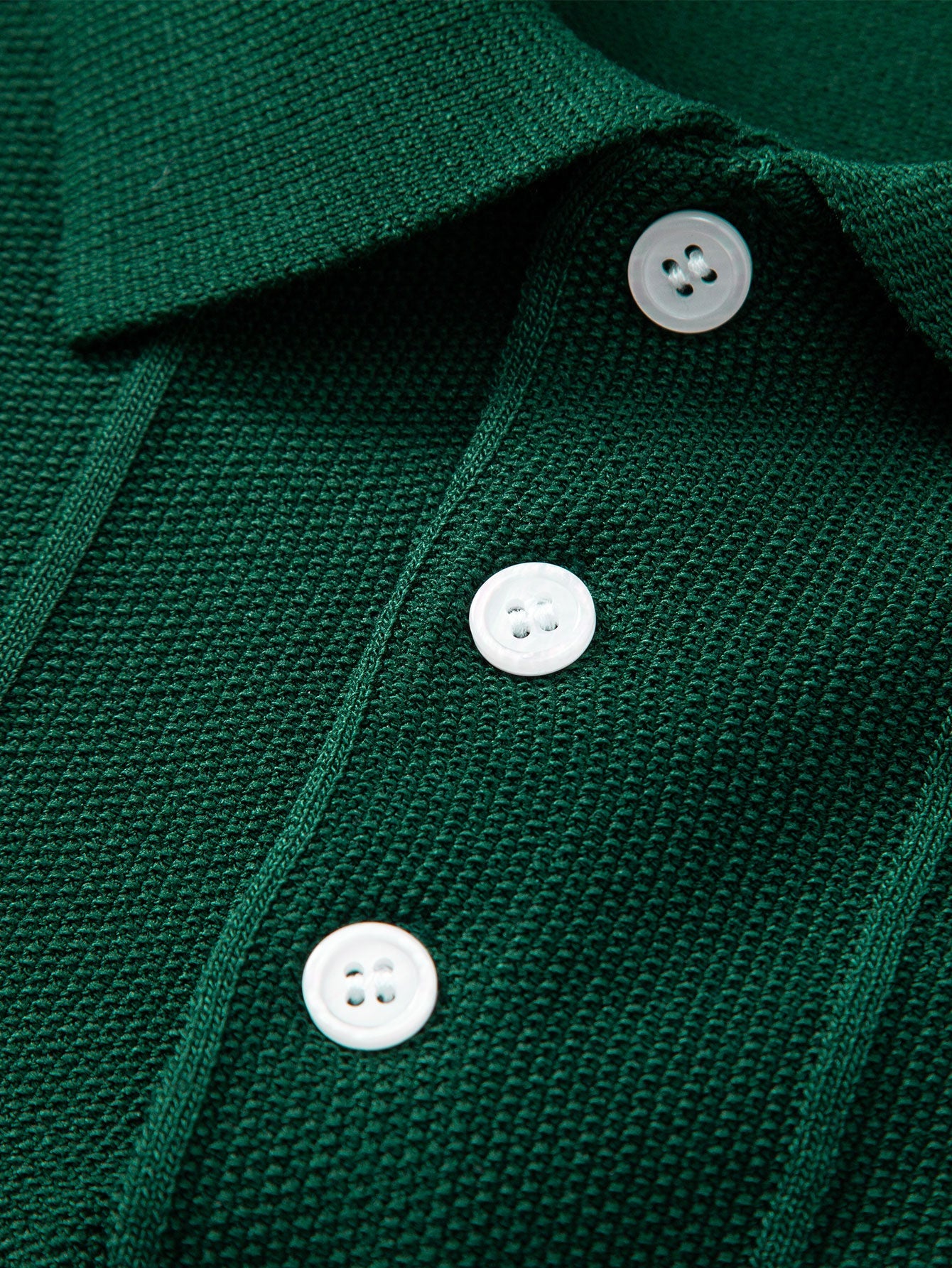 Stripe Jacquard Knit Polo Shirt & Slim Fit Tapered Trousers