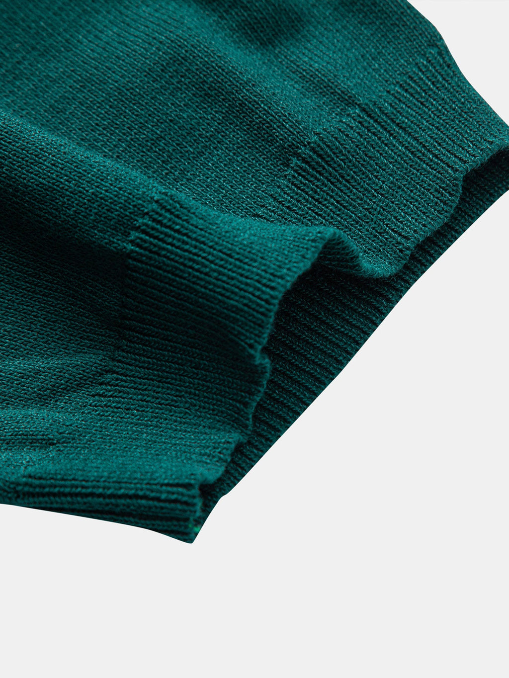 Stripe Knit Zip Up Polo Shirt & Slim Fit Tapered Trousers