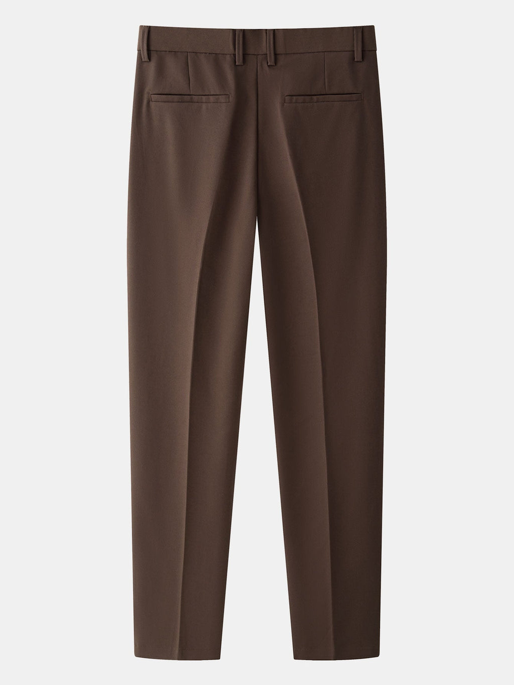 Stripe Johnny Collar Knit Polo & Slim Fit Tapered Trousers