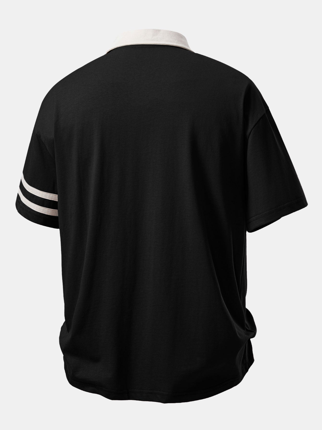 Relax Fit Contrast Collar Polo Shirt & Corduroy 7" Shorts