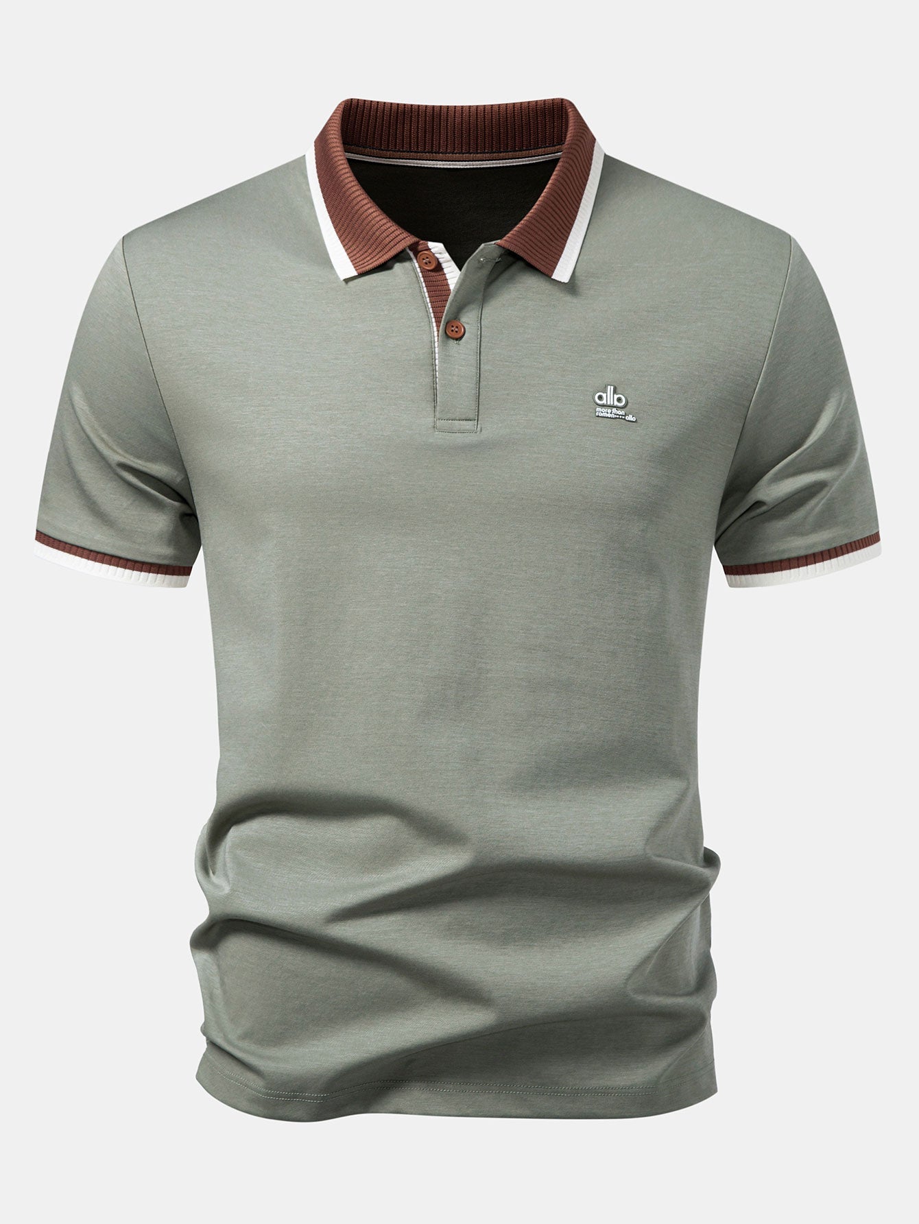 Contrast Trim Polo & Slim Fit Tapered Trousers