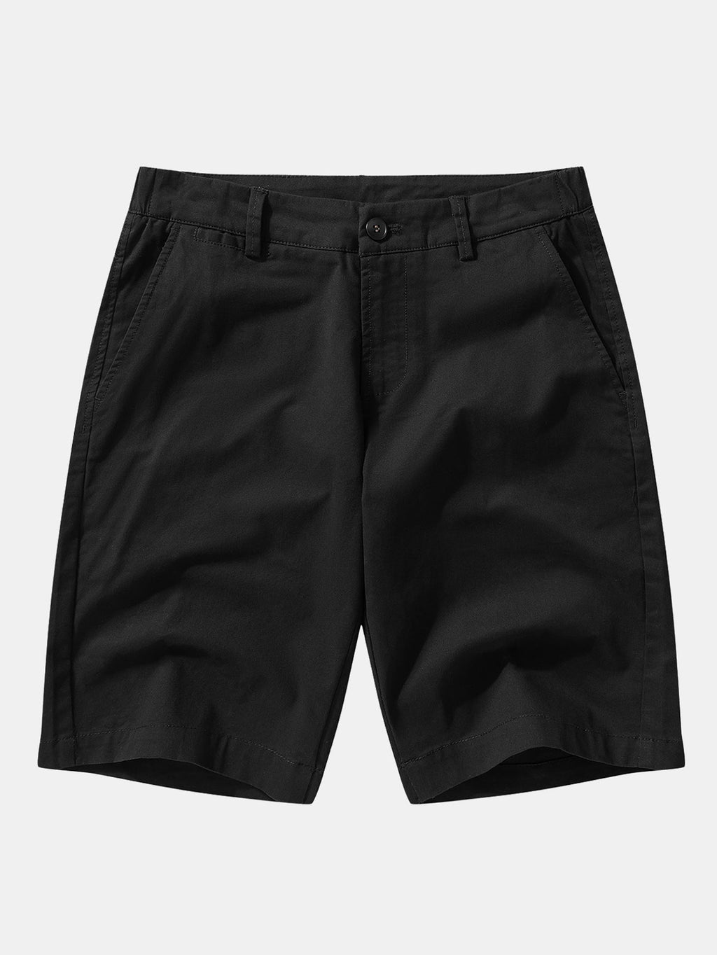 Wave Jacquard Knit V Neck Polo Shirt & Cotton Chino Shorts