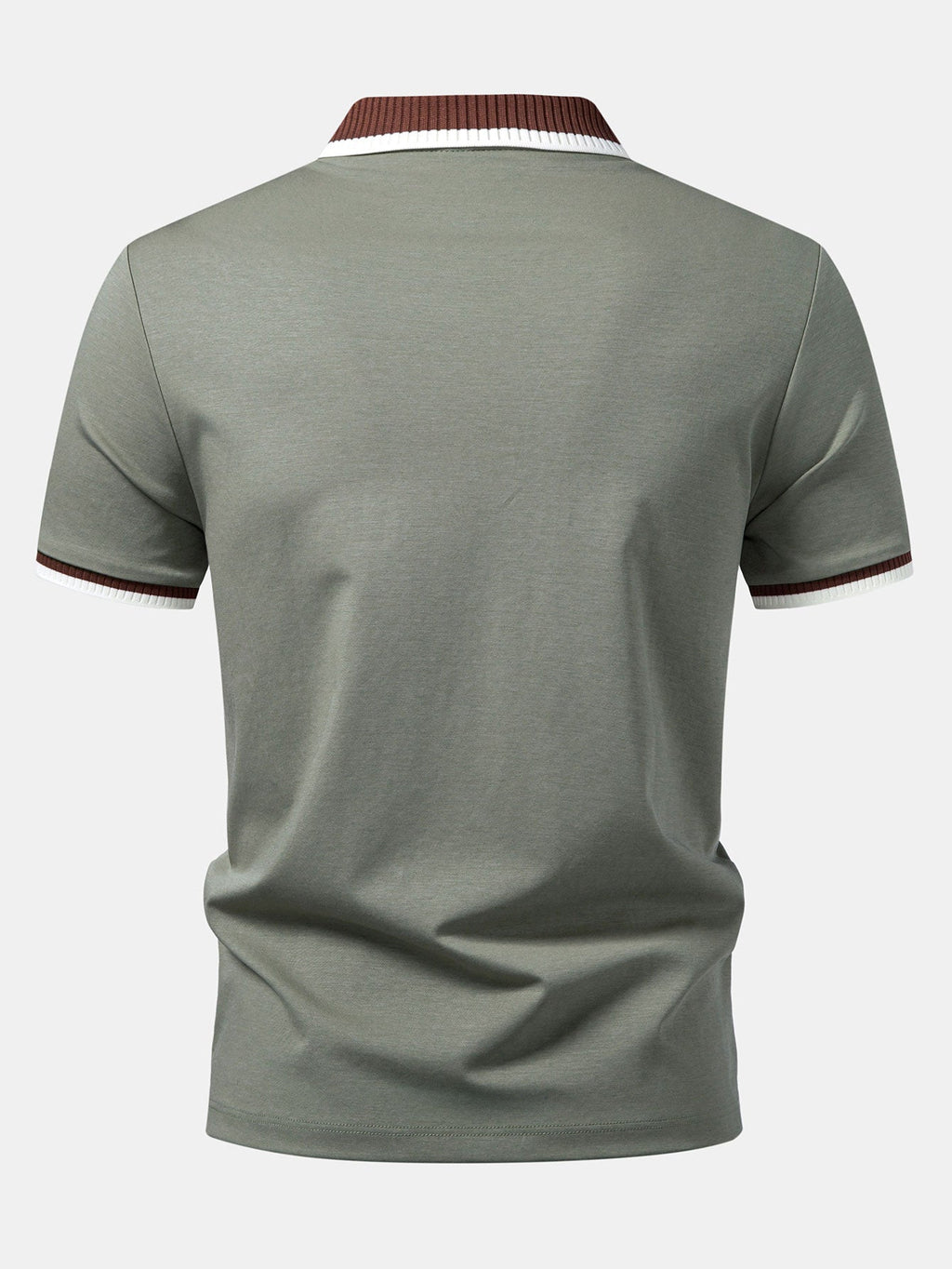Contrast Trim Polo & Slim Fit Tapered Trousers