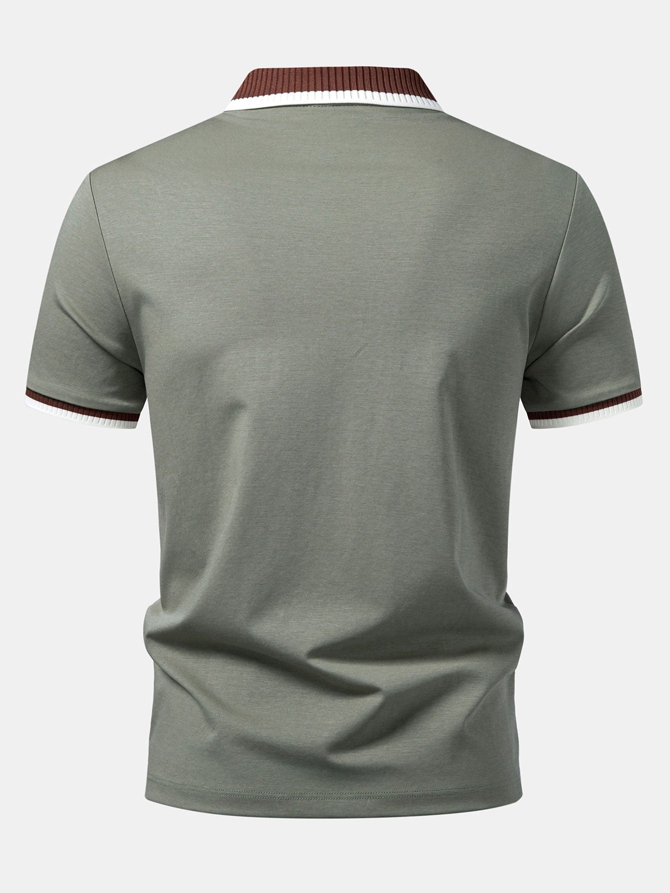 Contrast Trim Polo & Slim Fit Tapered Trousers