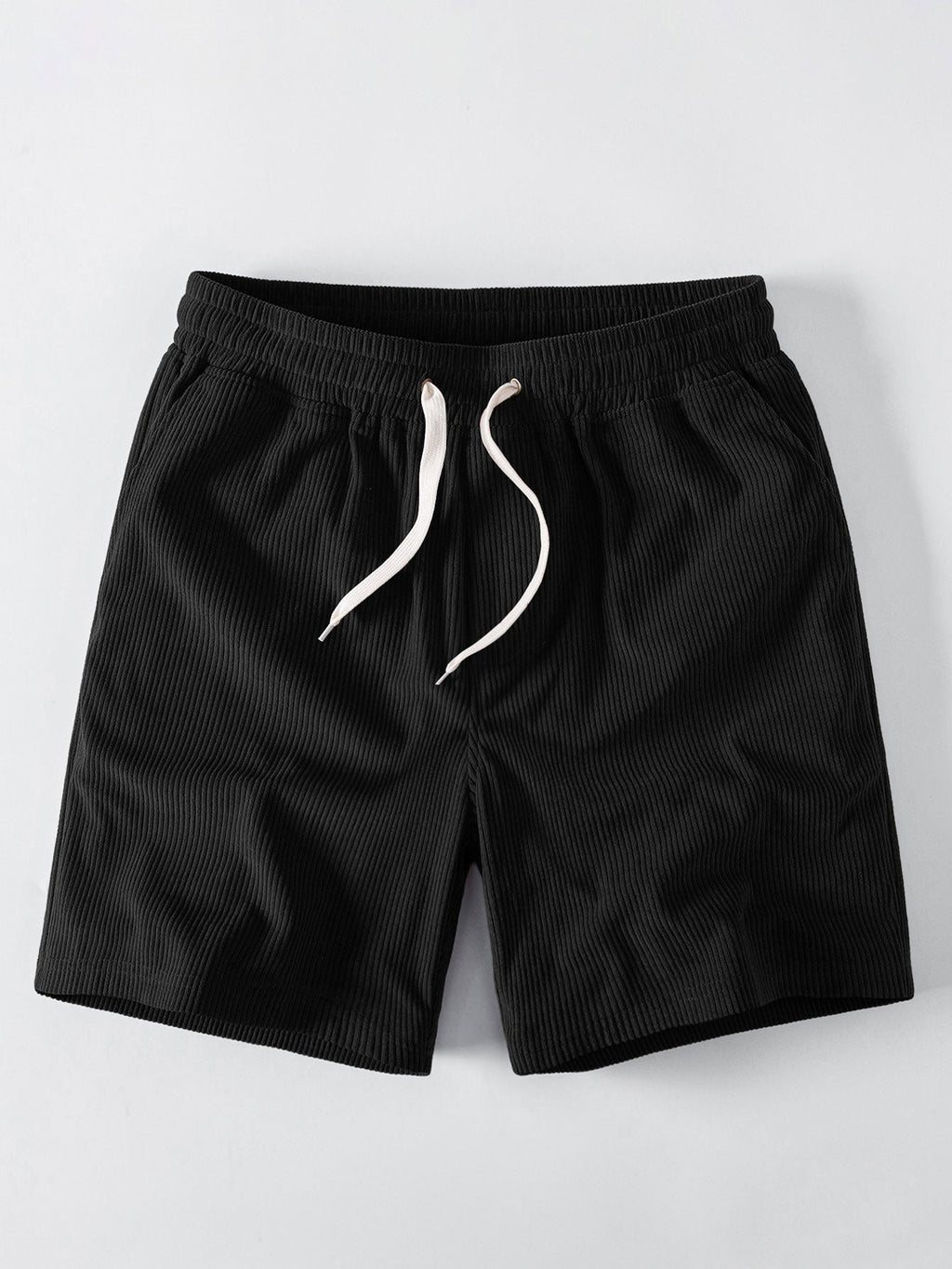 Relax Fit Contrast Collar Polo Shirt & Corduroy 7" Shorts