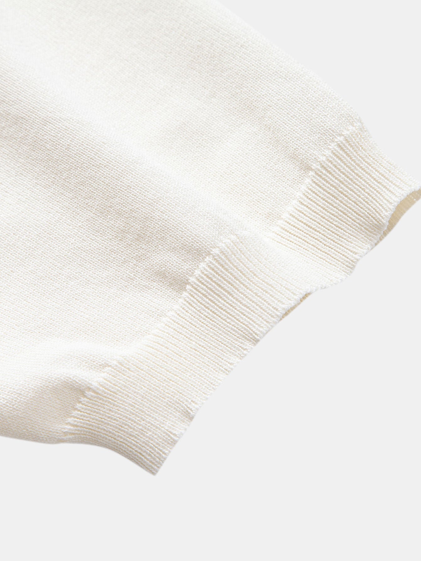 Stripe Geometric Jacquard Knitted Polo Shirt & Cotton Chino Shorts