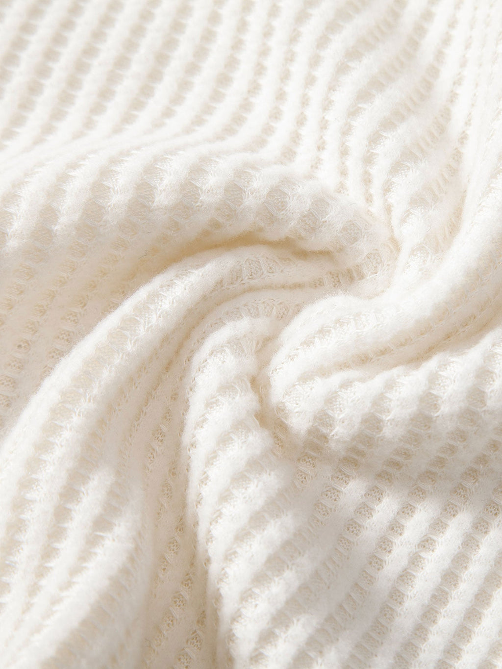 Short Sleeved Waffle Polo & Straight Leg Linen Pants