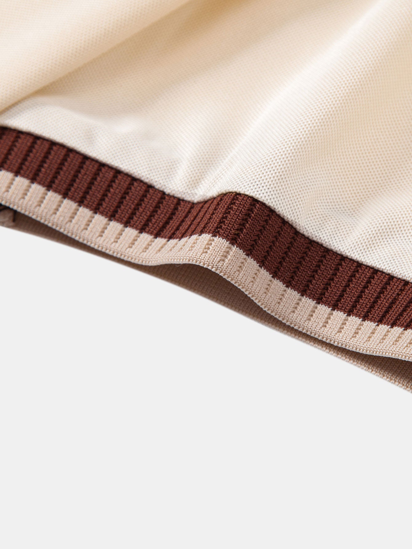 Contrast Trim Zipper Polo & Slim Fit Tapered Trousers