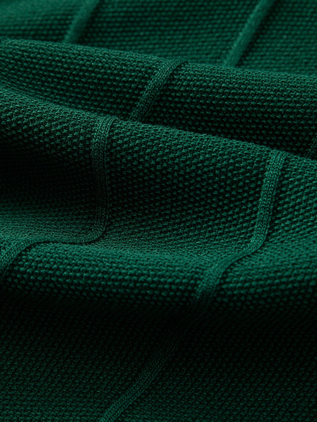 Stripe Jacquard Knit Polo Shirt & Slim Fit Tapered Trousers