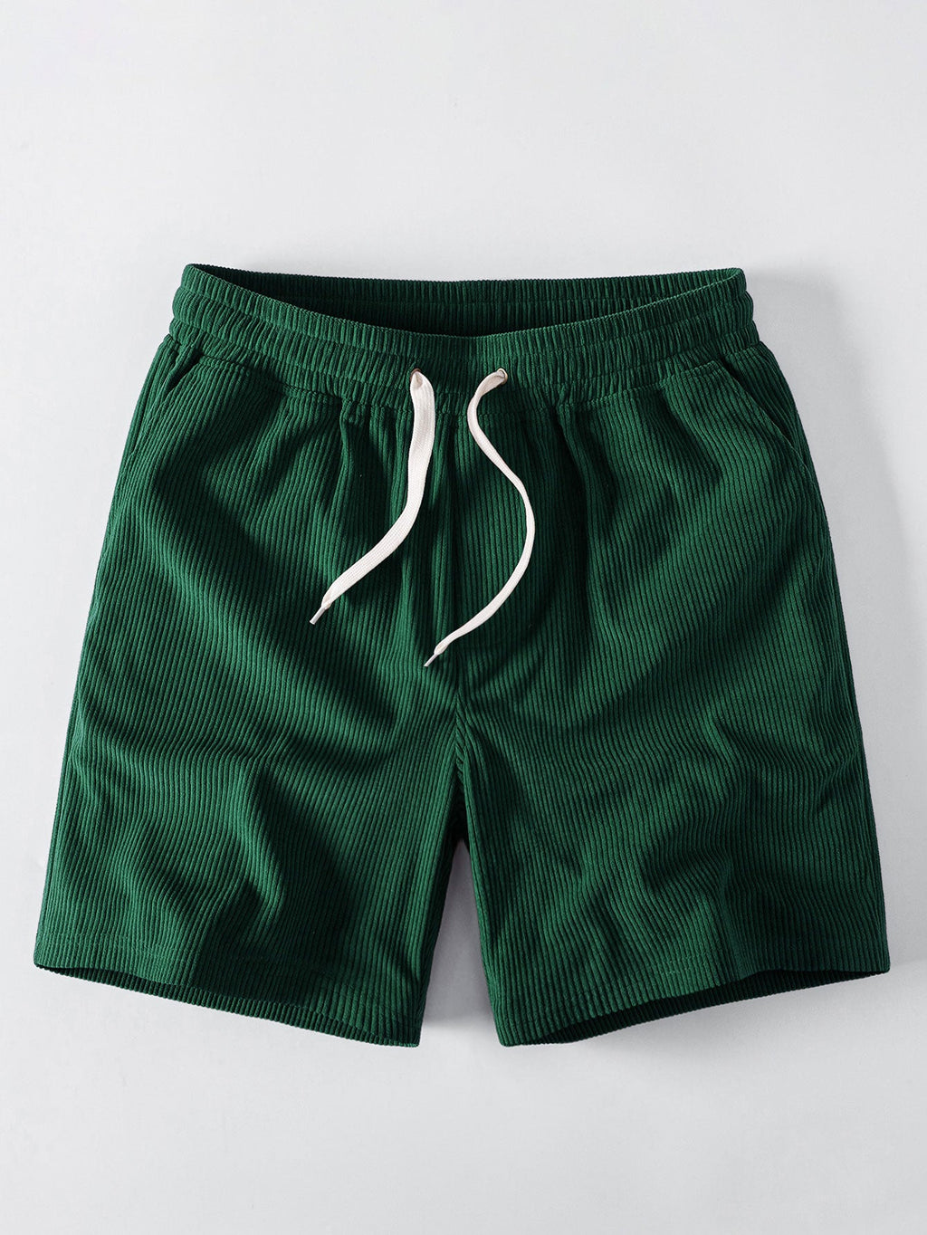 Relax Fit Contrast Collar Polo Shirt & Corduroy 7" Shorts