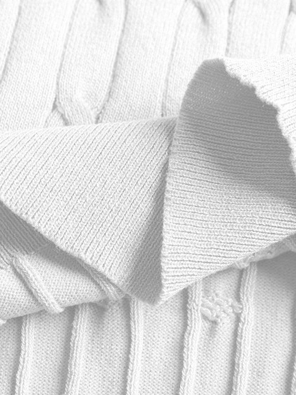 Twisted Jacquard Zipper Knit Polo & Slim Fit Tapered Trousers