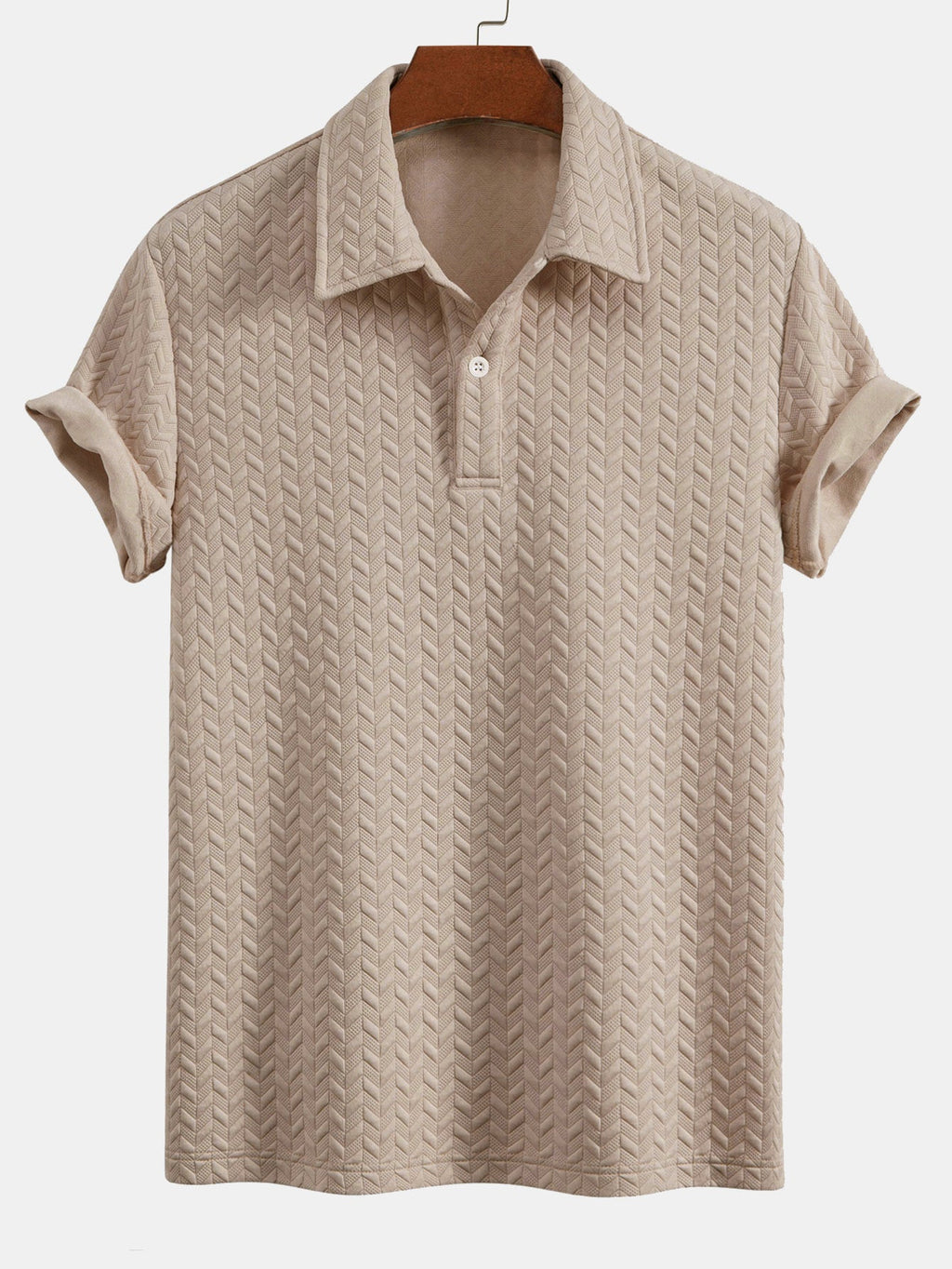 Geometric Jacquard Polo & Geometric Jacquard Shorts