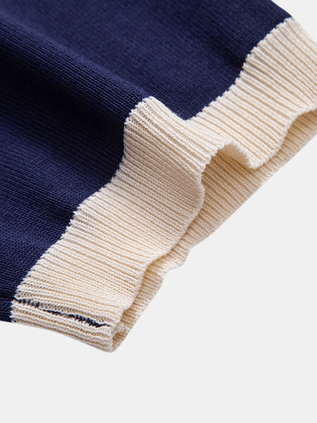 Striped Knitted Polo Shirt & Slim Fit Tapered Trousers