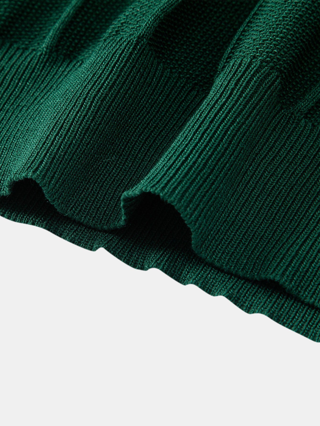 Stripe Jacquard Knit Polo Shirt & Slim Fit Tapered Trousers