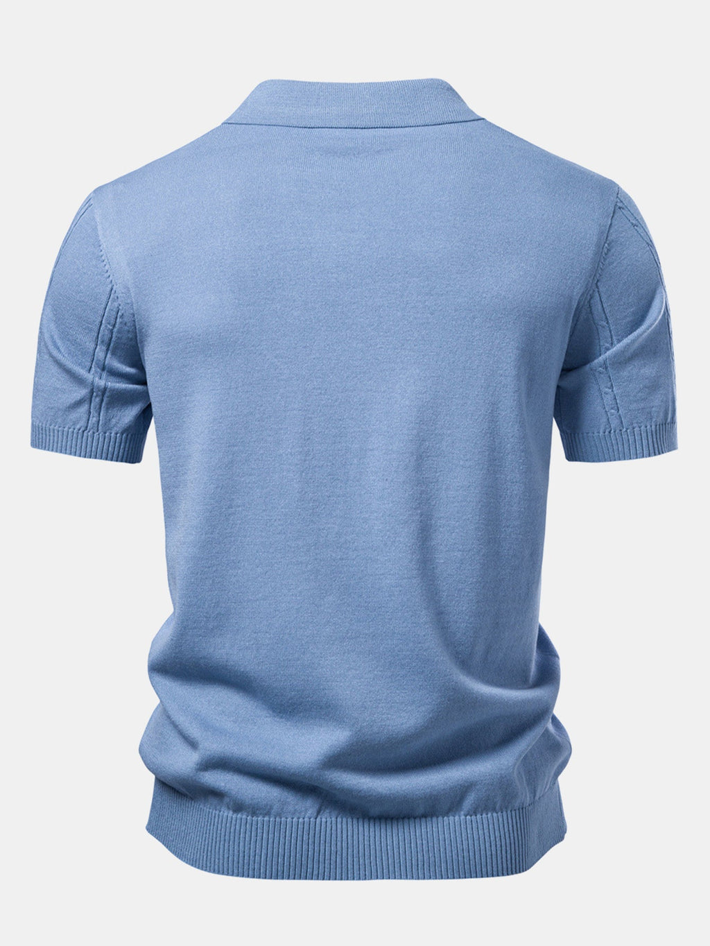 Twist Knit Polo & Slim Fit Tapered Trousers