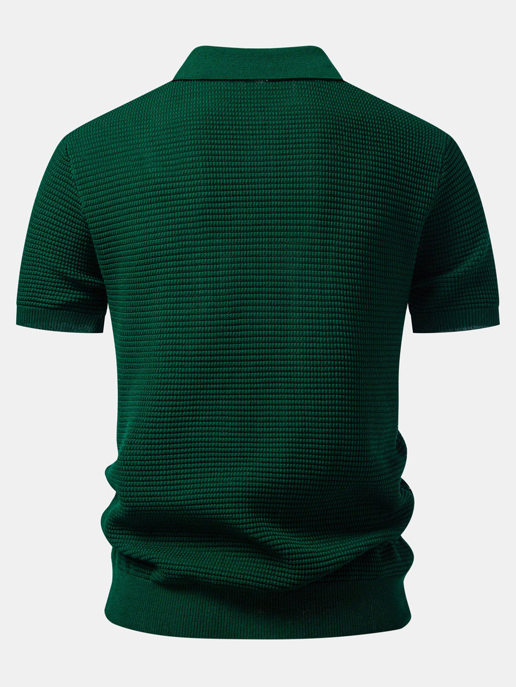 Contrast Zipper Polo & Slim Fit Tapered Trousers