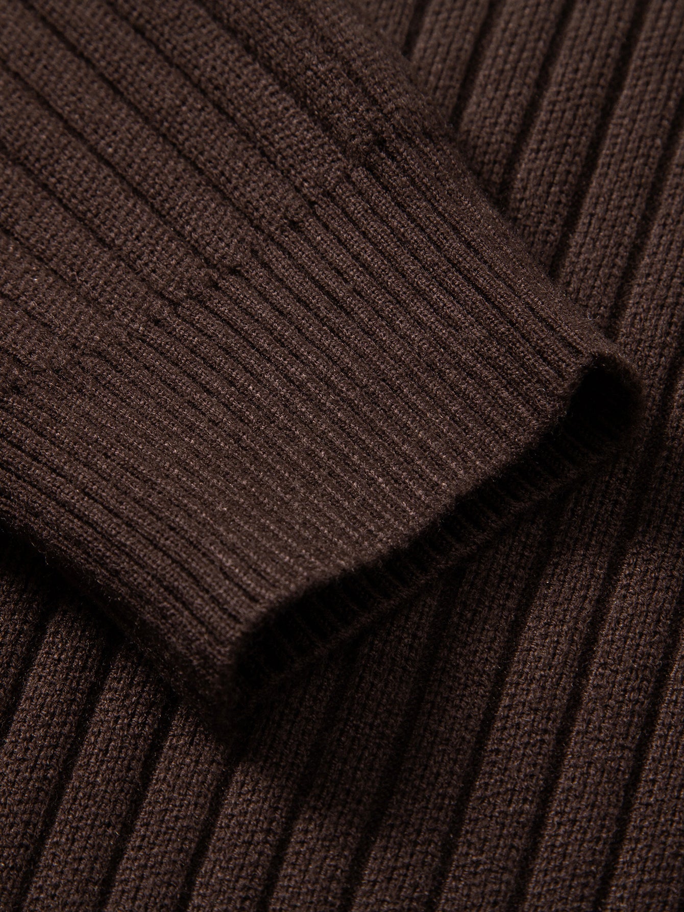 Stripe Zip Knit Ribbed Polo Shirt & Slim Fit Tapered Trousers