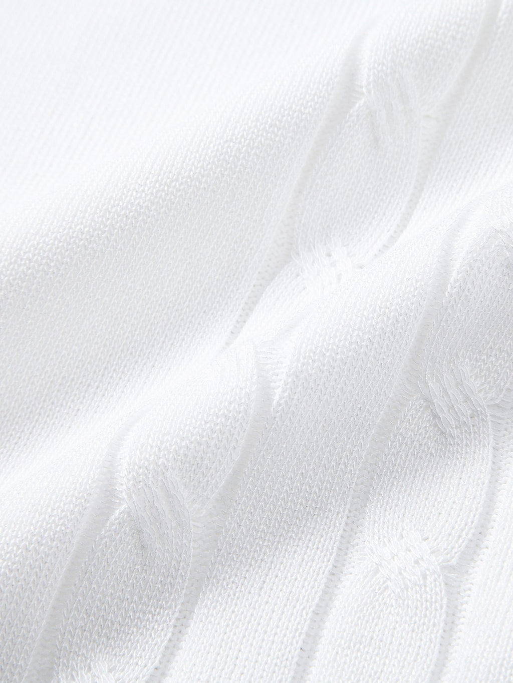 Contrast Trim Twisted Jacquard Knit Polo & Slim Fit Tapered Trousers