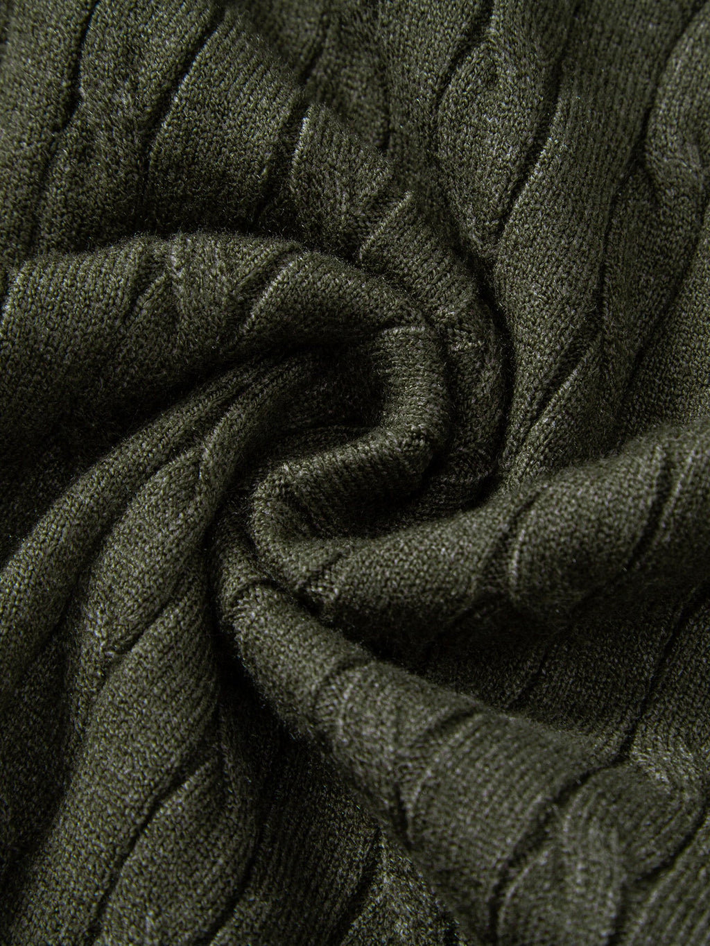 Twisted Jacquard Knit Polo & Elastic Waist Straight Leg Trousers