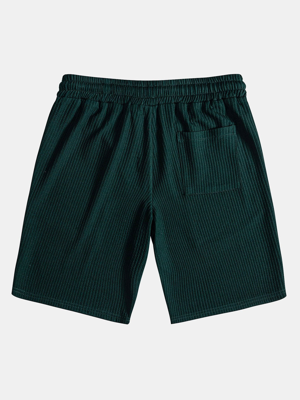 Muscle Fit Ribbed Half Zip Polo & Shorts